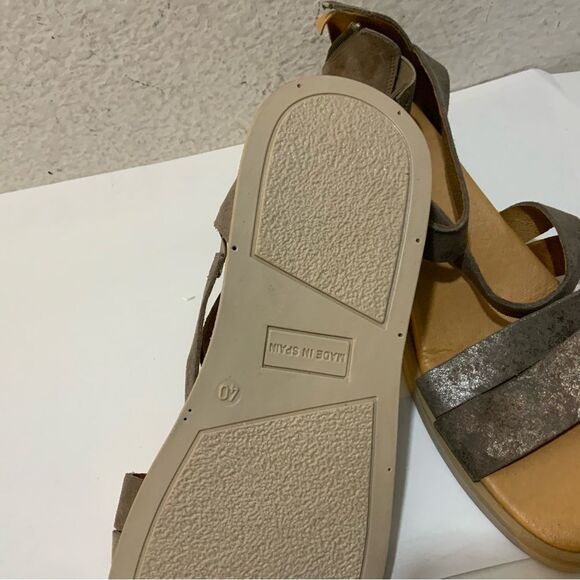 Garnet Hill Luna Sport Sandals Women 40 US 9 NWOB $169 Zip Closure Wedge - Picture 9 of 12